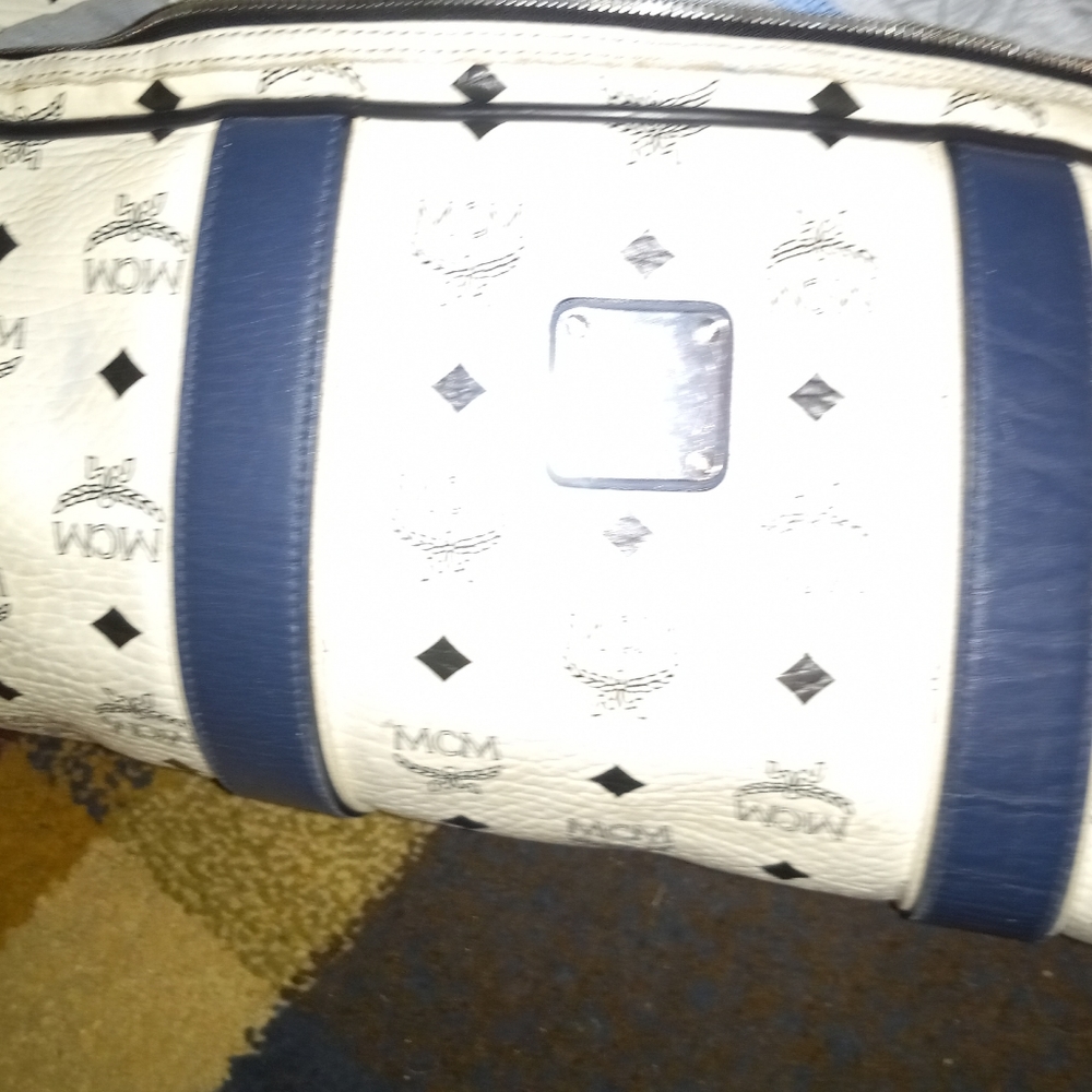 Mcm luggage travel bag